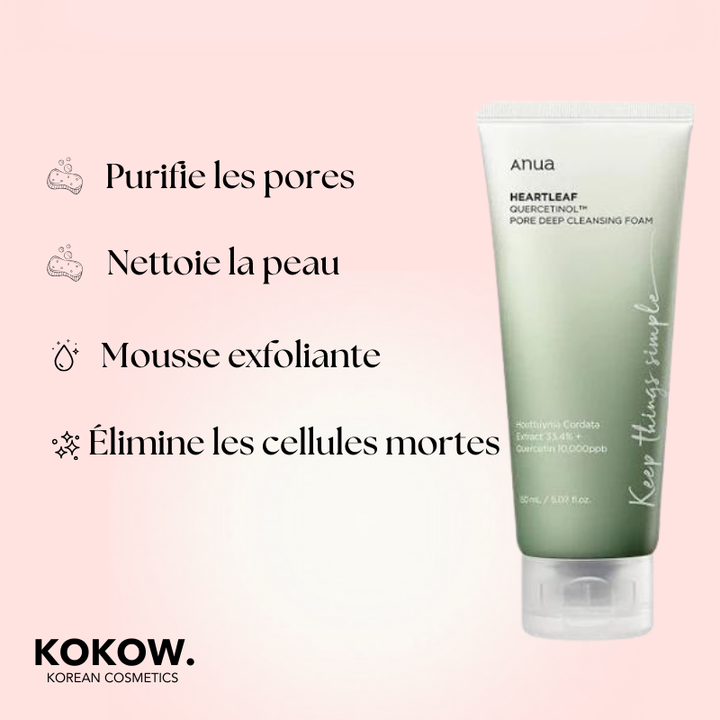 ANUA™ - Mousse nettoyante pour les pores